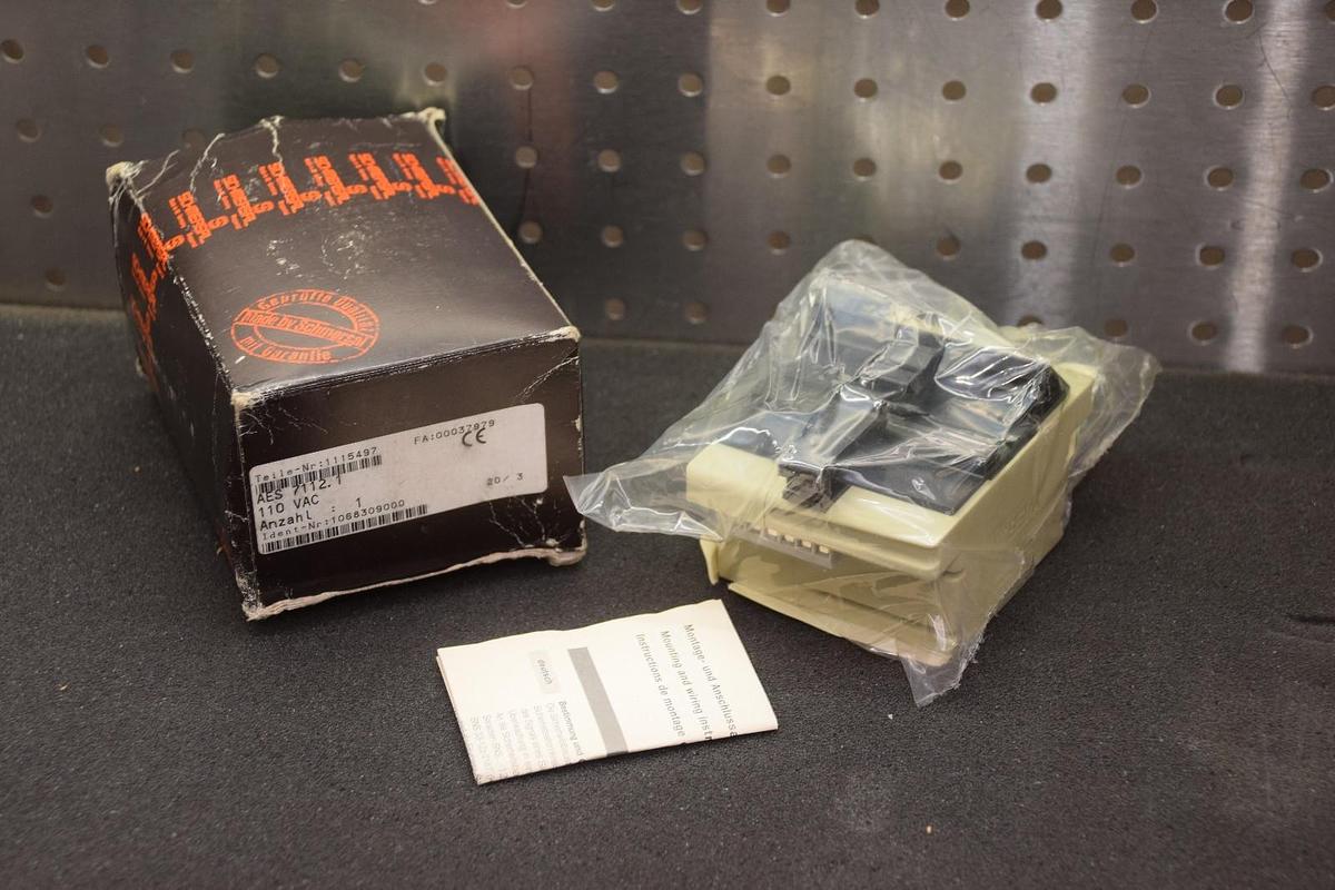 Schmersal AES 7112 110 Vac Safety Control Module  7112.1 110VAC AES7112.1