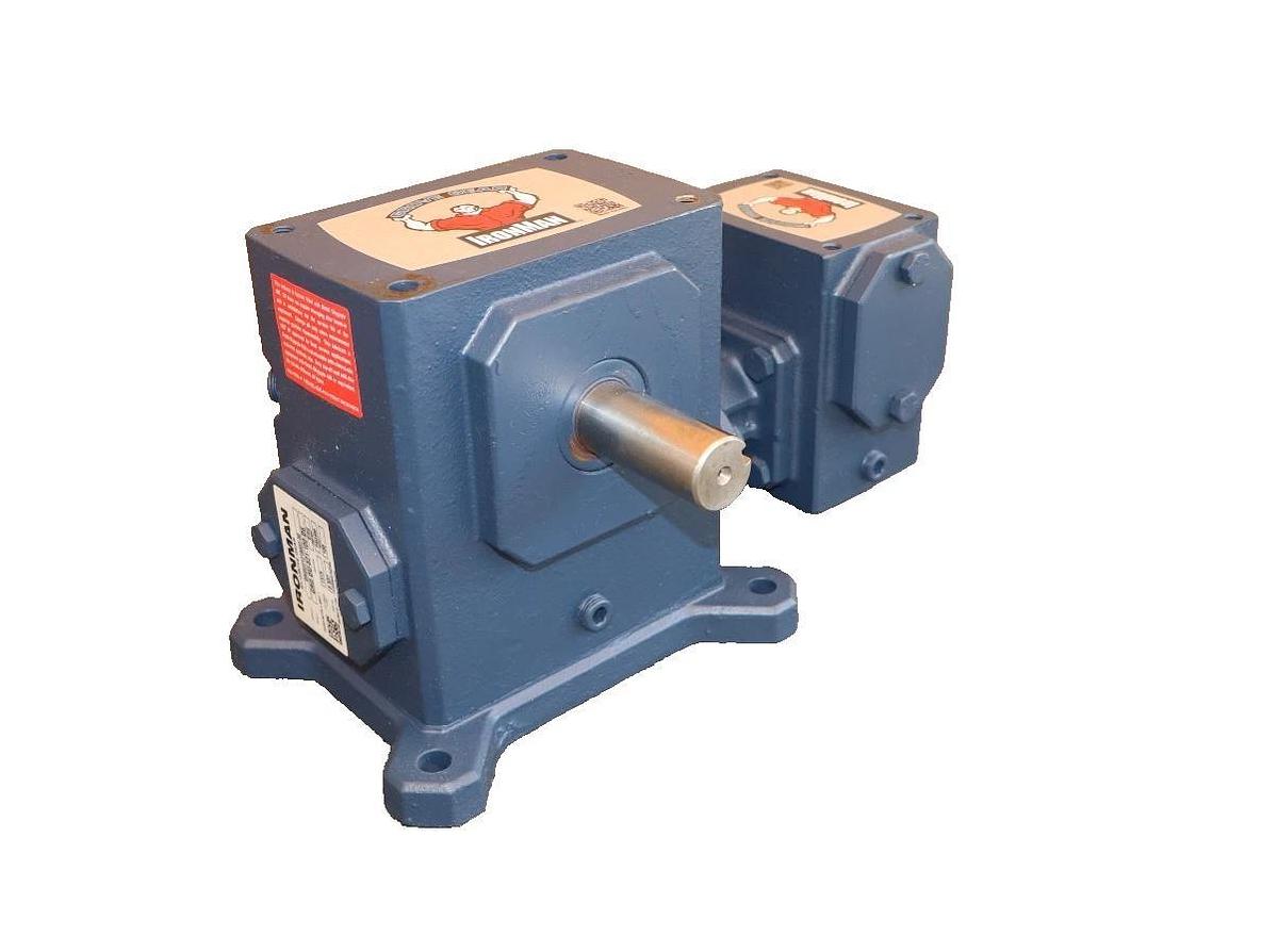 IRONMAN GROVE GEAR Box Double Reduction Speed Reducer GRG-DU-821-100D6 100:1 NEW