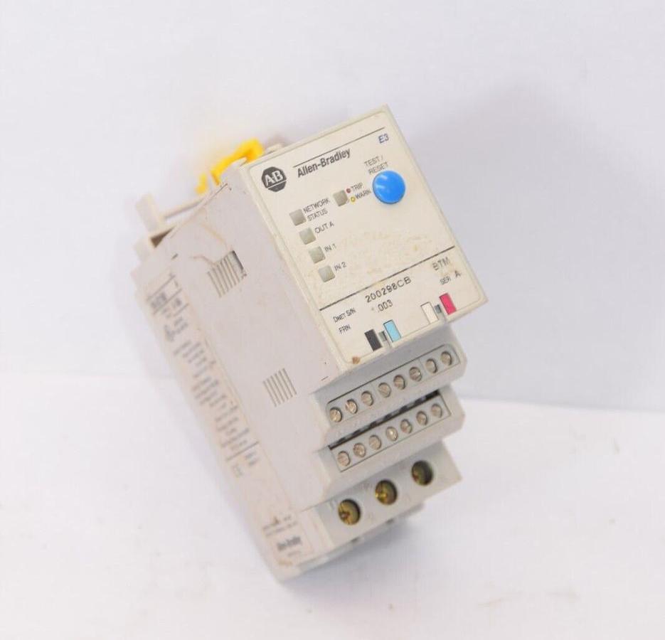 Used ALLEN BRADLEY 193-EC1BB Series A 3-15A Overload Relay *Damage Case*
