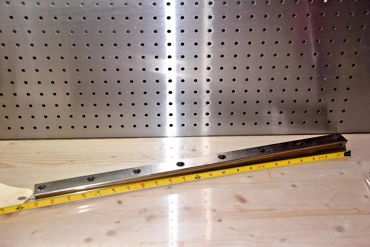 Used INA TKVD35-G4-0584-12/12-ARM 35mm 23" PLATED LINEAR GUIDE RAIL