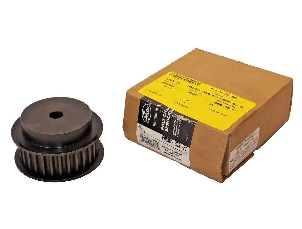 Gates PB8MX-30S-21 , PB8MX30S21 Polychain GT2 Timing Belt Sprocket USA (NIB)