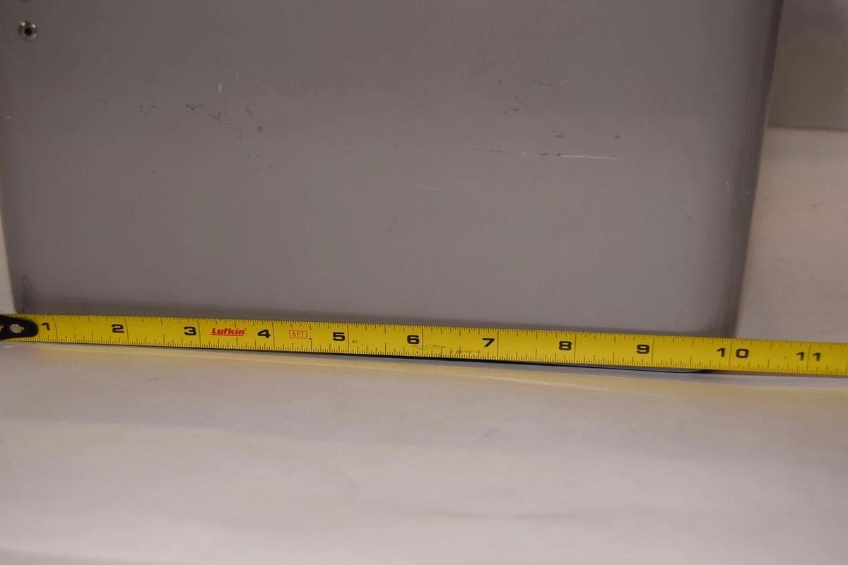 Used ANDERSON AM1206 AM1206SO19 12" x 10" x 6-3/4" OD Plastic PVC Control Enclosure