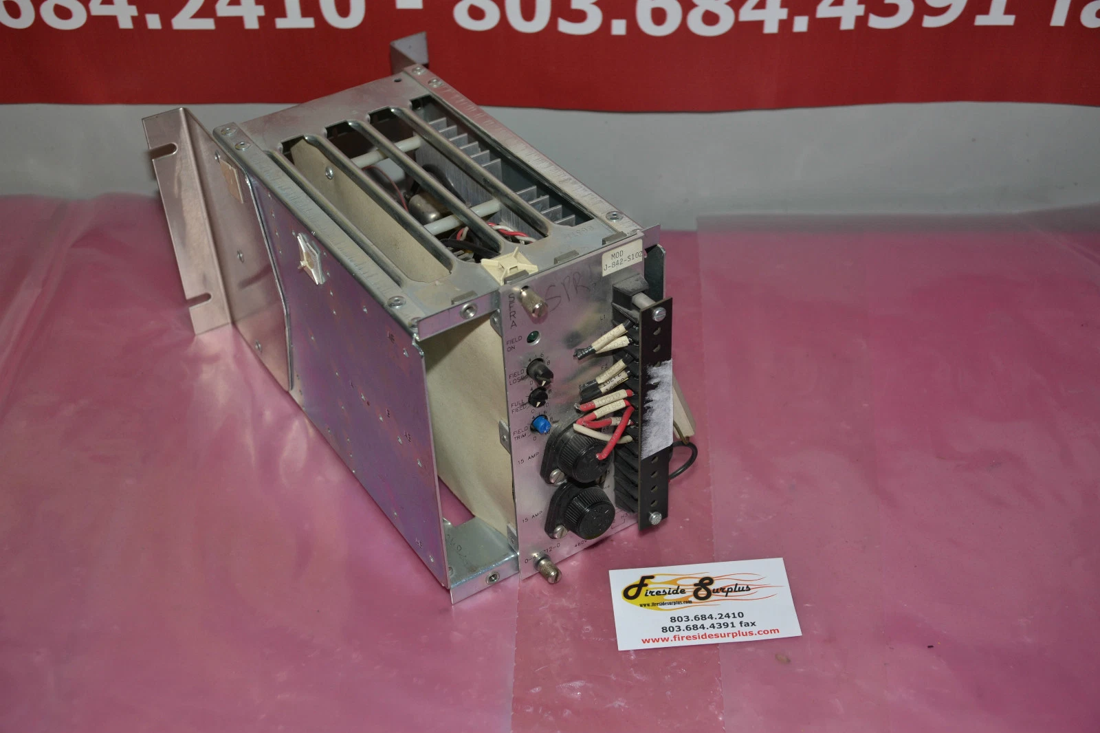 Used RELIANCE ELECTRIC SFRA FIELD CONTROL CARD MODULE J-842-S102 41572 0-41572-0