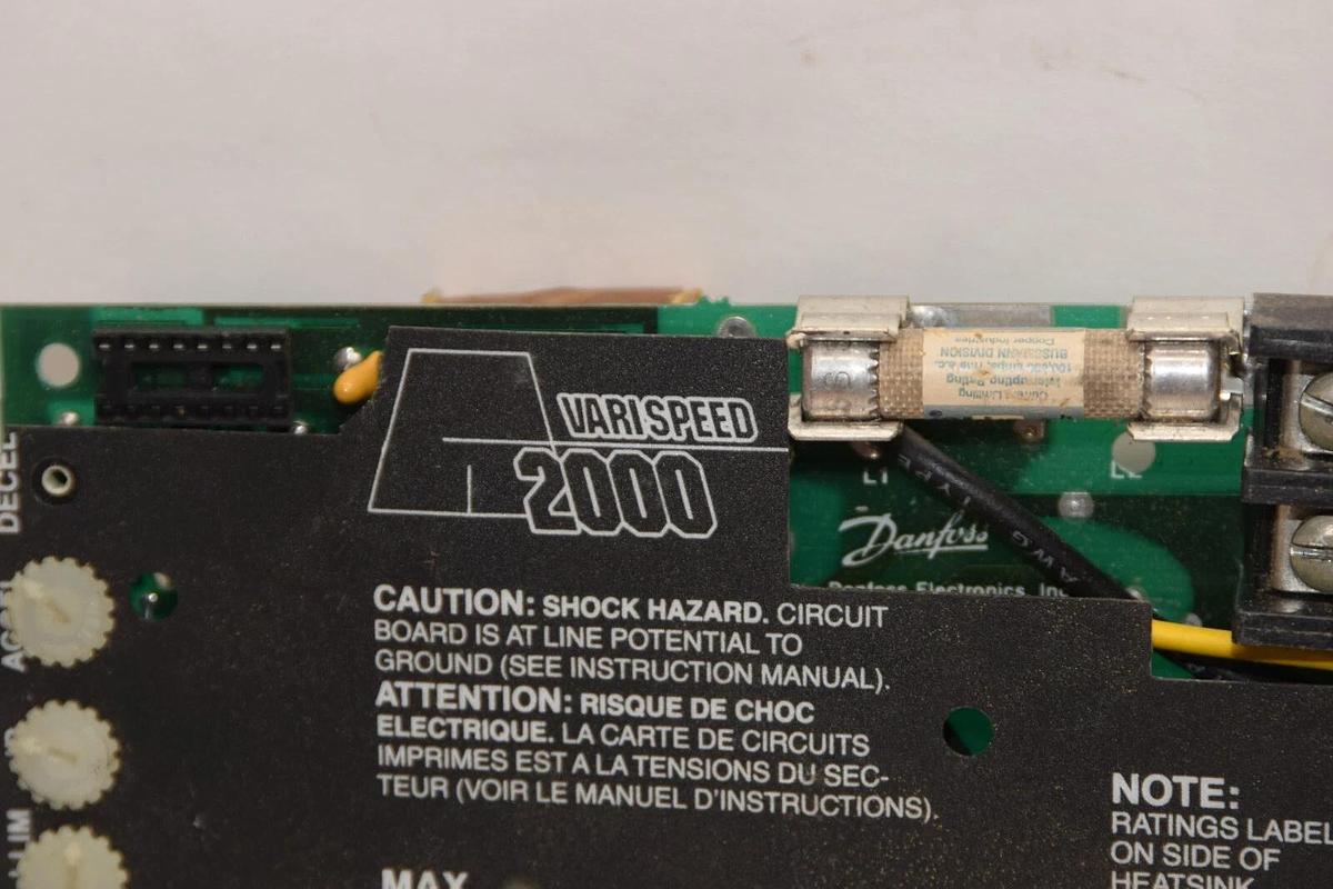 Used DANFOSS ELECTRONICS A2000 Varispeed Control Board
