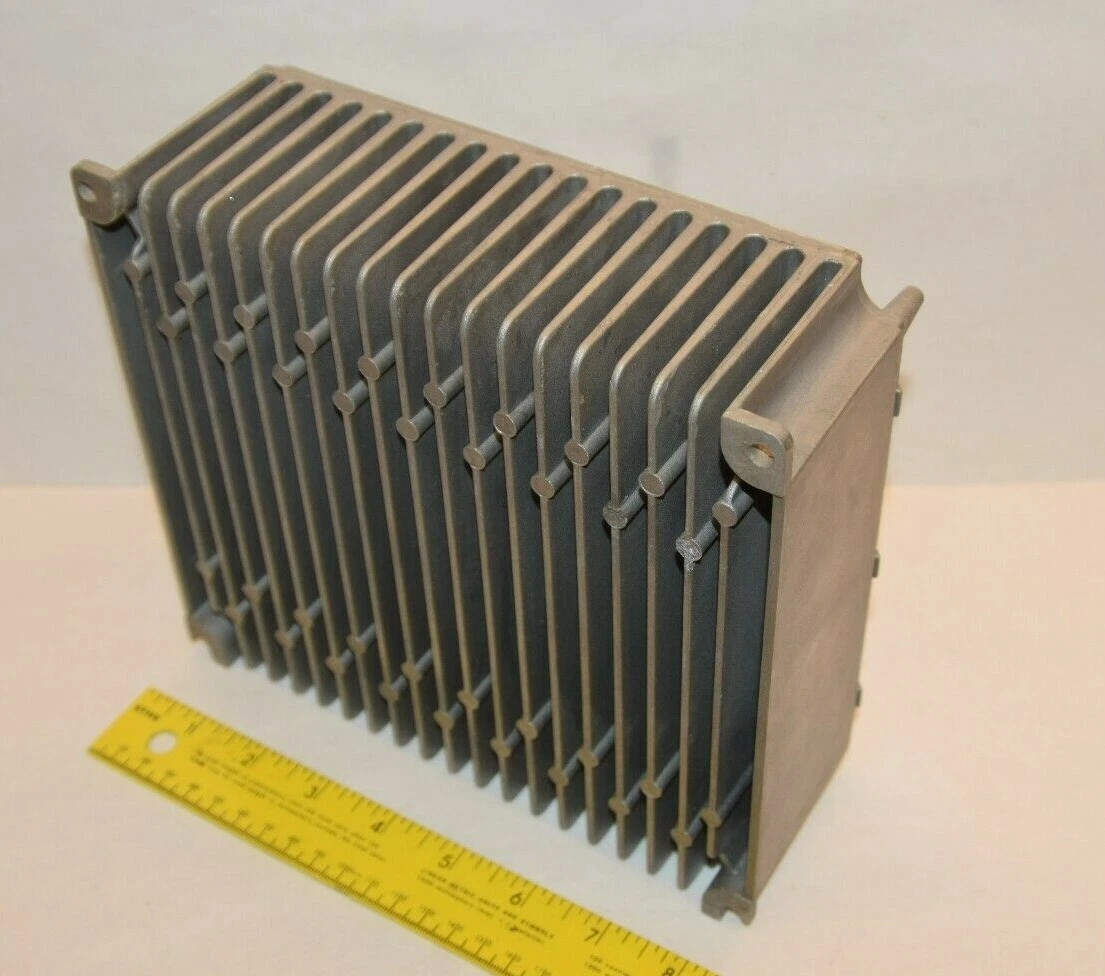Used 3" x 8" x 8" Aluminum Heat Sink DIY CNC 3in x 8in x 8in