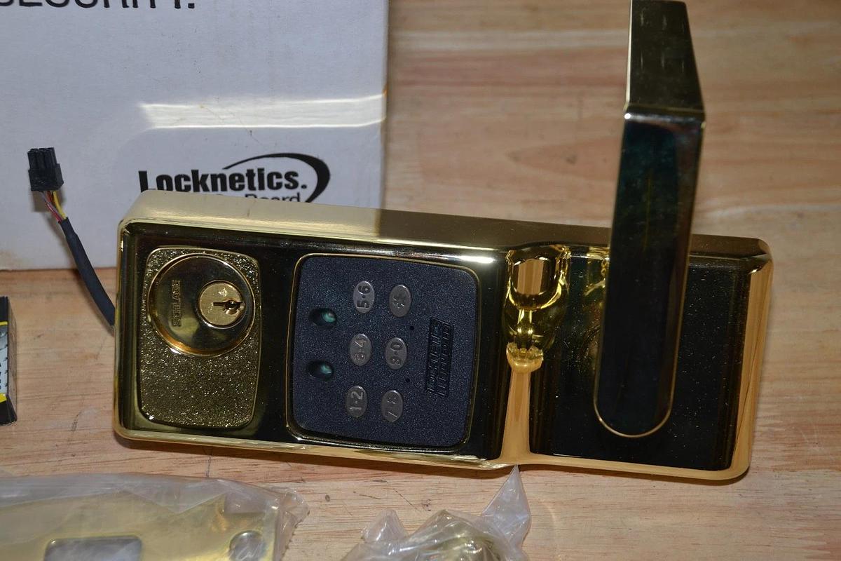 SCHLAGE PR05196XBPX06XKDXSLB LOCKNETICS COMMERCIAL ELECTRONIC LOCK SET GOLD