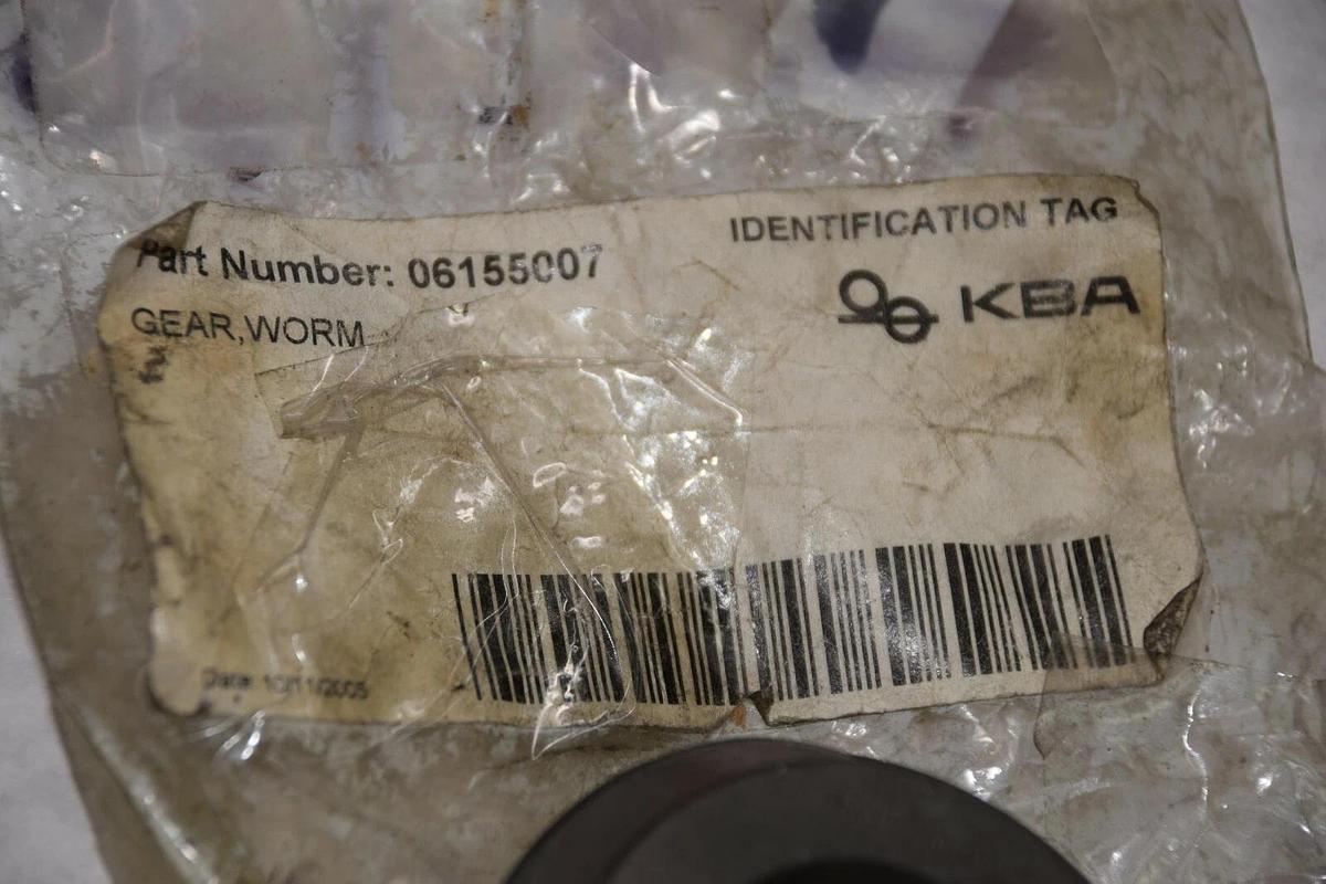 KBA 06155007 GEAR WORM NEW
