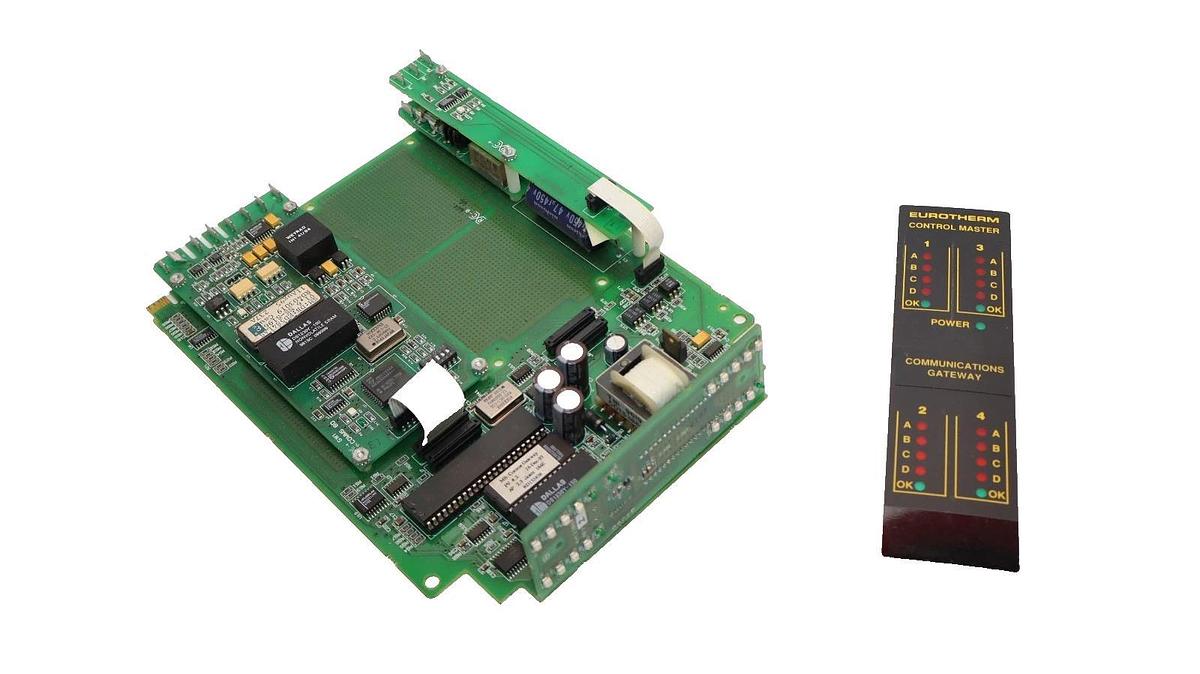 Used Eurotherm /Invesys ECMA2/FA107/AS196 Control Master Logic Controller PLC Board