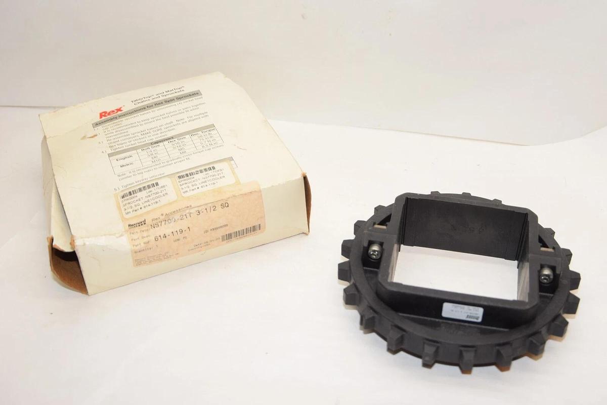 (NEW) REXNORD NS7700-21T 614-119-1 3-1/2 SQ 21 Teeth Conveyor Sprocket