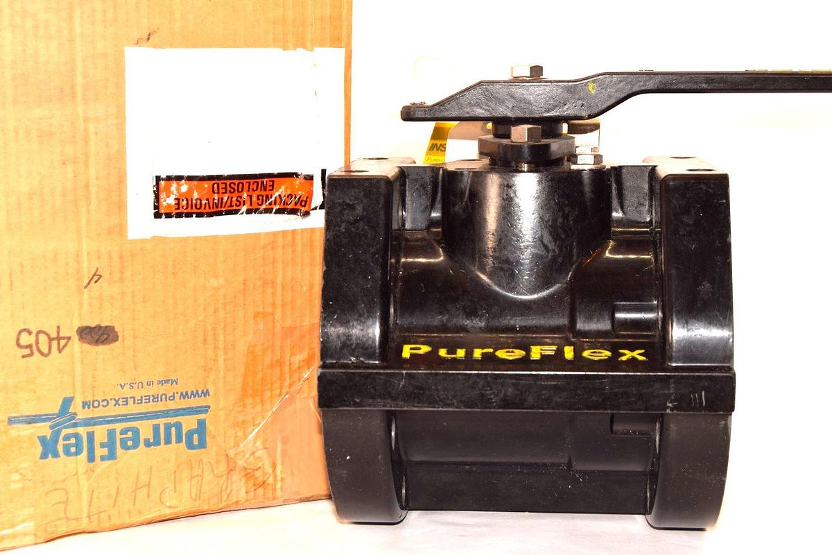 Pureflex Composite Ball Valve 400 Series 405-04-A-02-0 Size 4 4" (New)