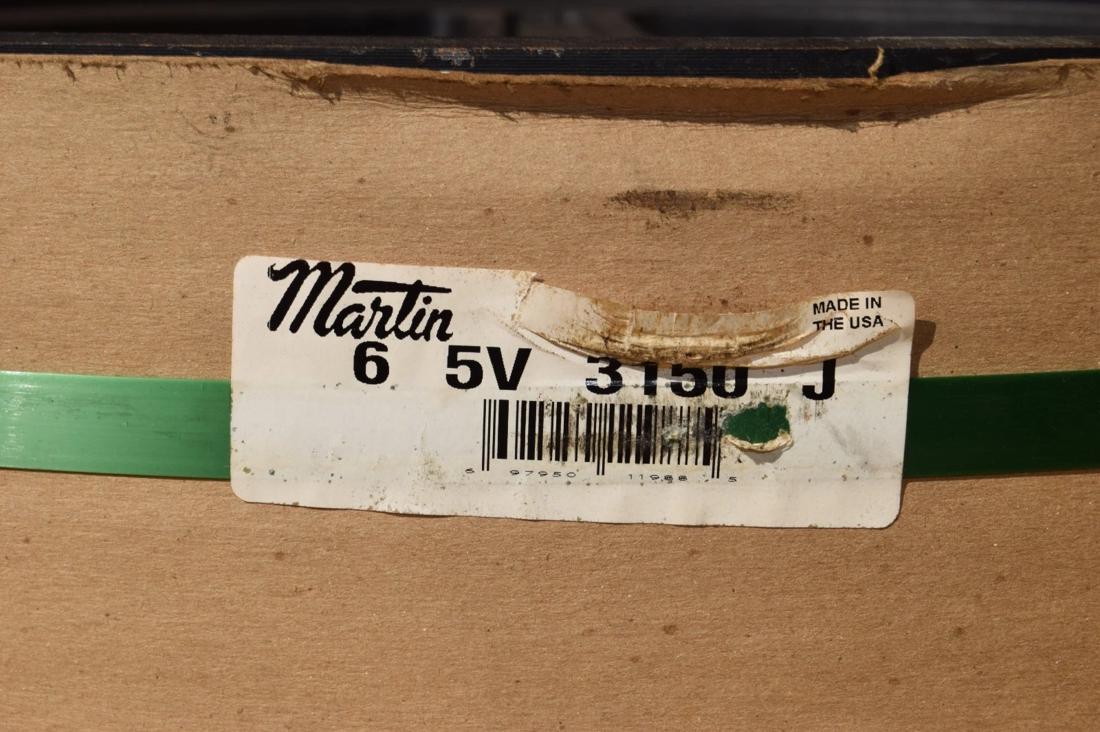 MARTIN Sheave 65V3150J 6-5V31-5J 5V V-Belt 6 Groove 31.5" dia QD-J USA (NEW)