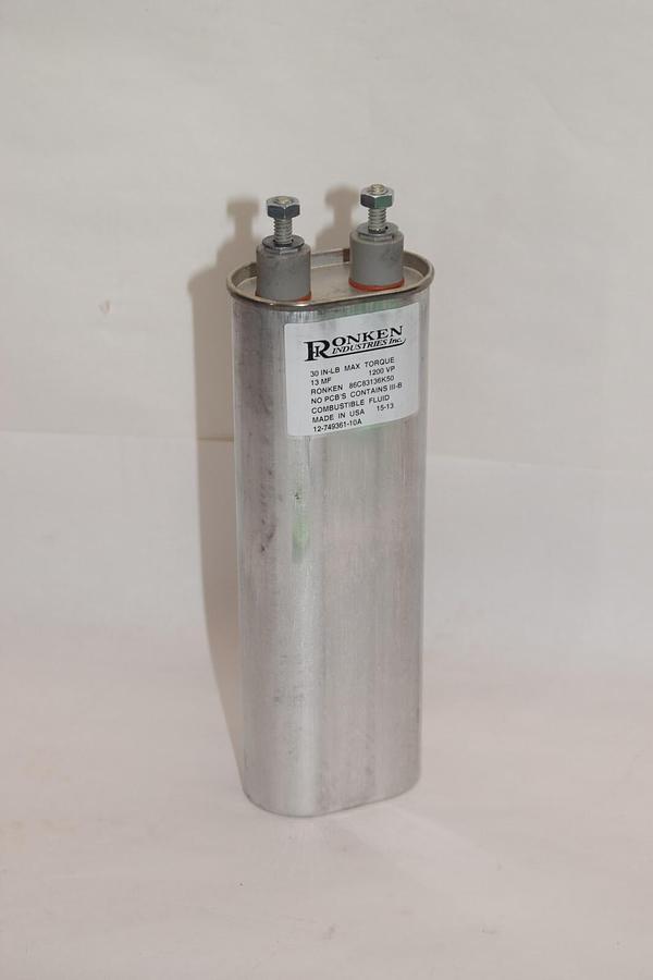 (NEW) RONKEN 12-749361-10A 1274936110A 30 In-LB 13MF 120VP Capacitor USA