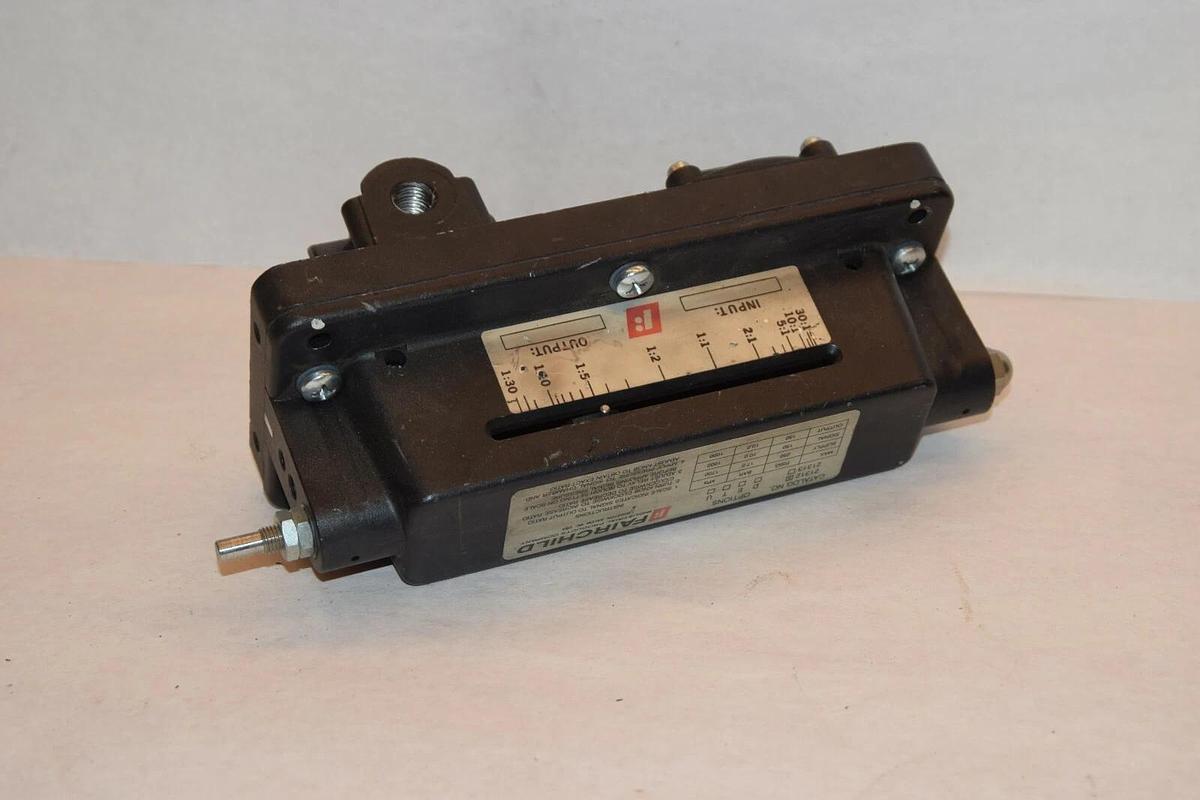 Used FAIRCHILD 21312 ADJUSTABLE RATIO RELAY *MISSING KNOB*