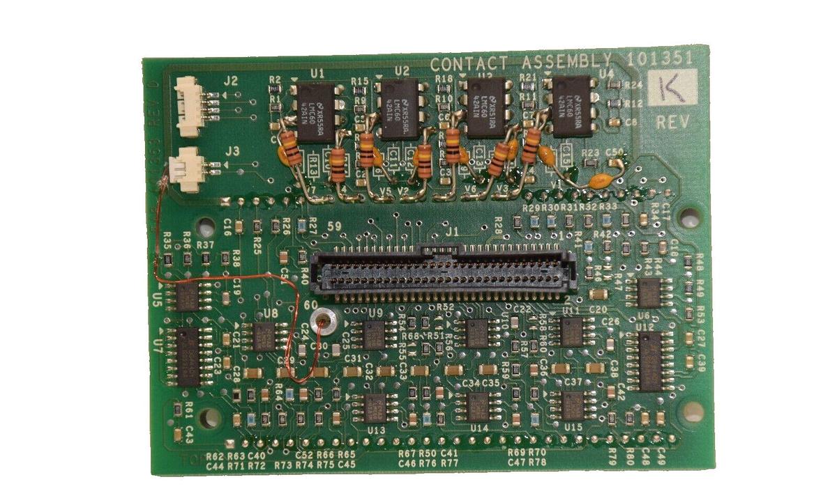Used Contact Assembly PCB Circuit Board Card 101351