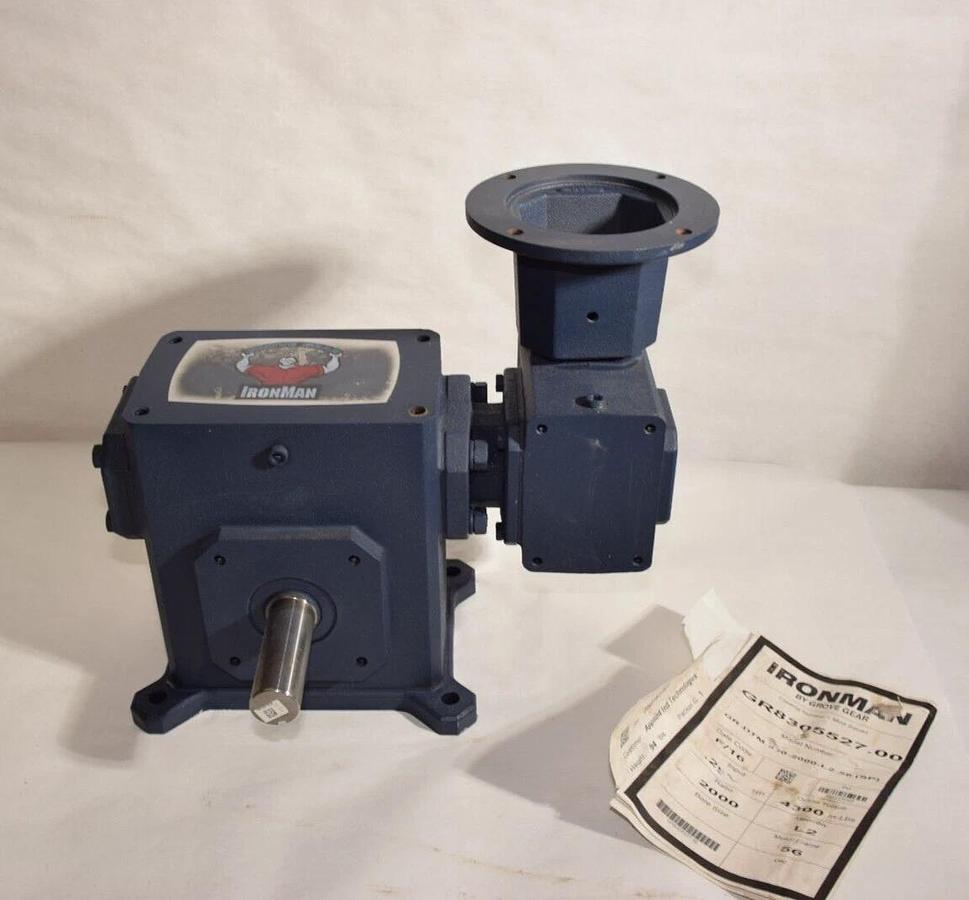 Grove Gear IronMan Gear Box Reducer GR8305527.00 GR-DTM-830-2000-L2-56 SP 2000:1