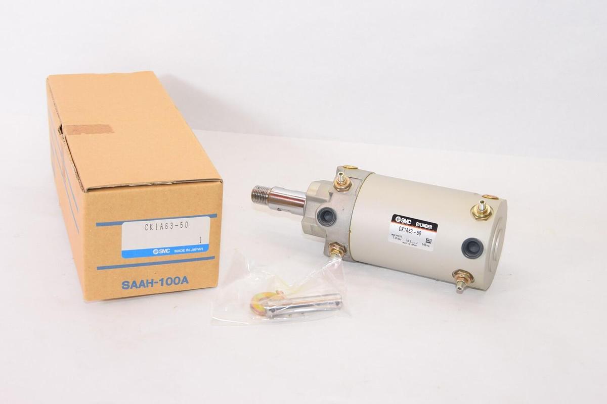 (NEW) SMC CK1A63-50 1.0MPa 145psi Pneumatic Clamp Cylinder