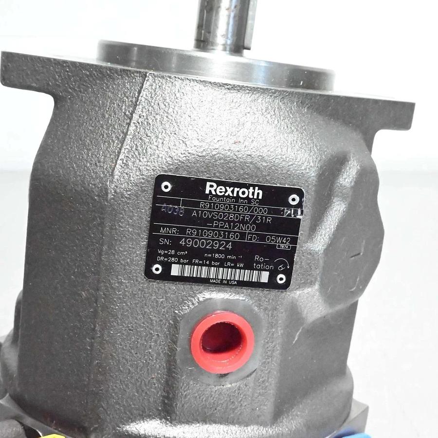 Rexroth Hydraulic Piston Pump R910903160/000 A10VS028DFR/31R-PPA12N00 (NOS)