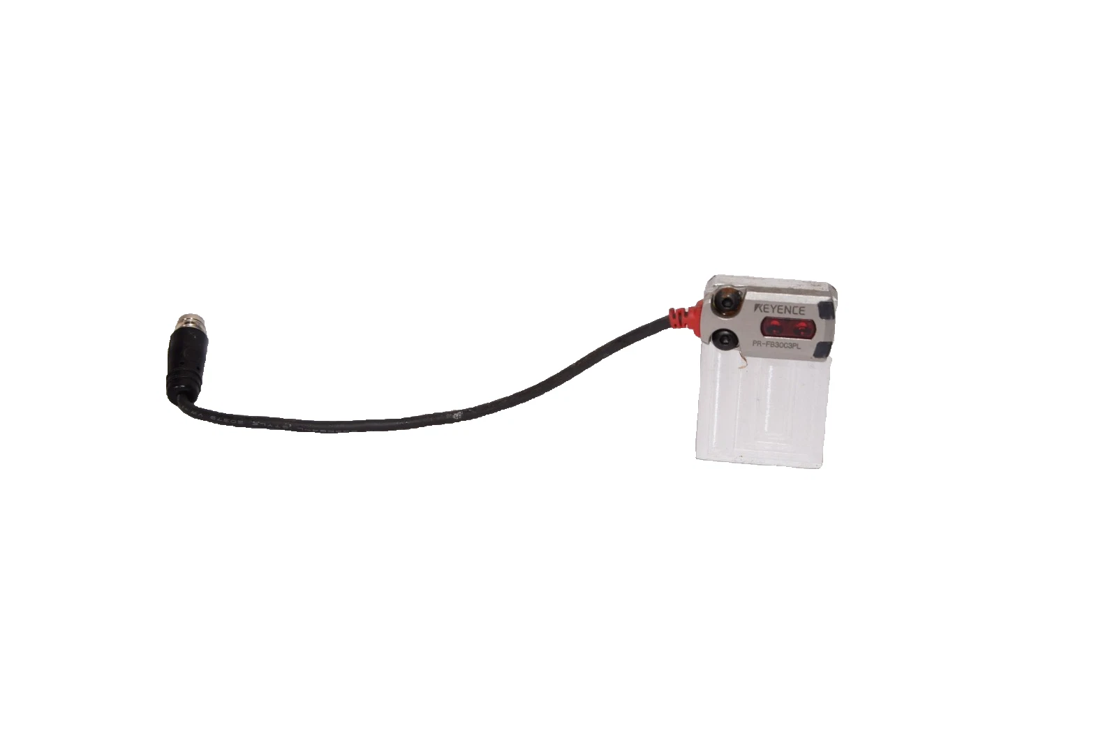 Used Keyence PR-FB30C3PL , PRFB30C3PL Photoelectric Sensor with Stand