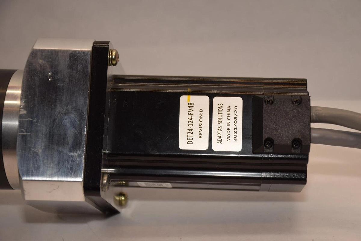 Used ADAPTAS SOLUTIONS DET24-124-EV48 Motor NEUGART Gearbox PLFN064-050-RSSD3AD-Z12.7
