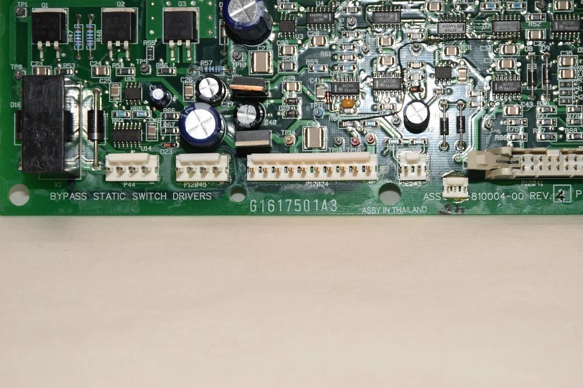 Used EMERSON / LIEBERT 02-810004-00 REV 4 G1617501A3 Bypass Static Switch Board