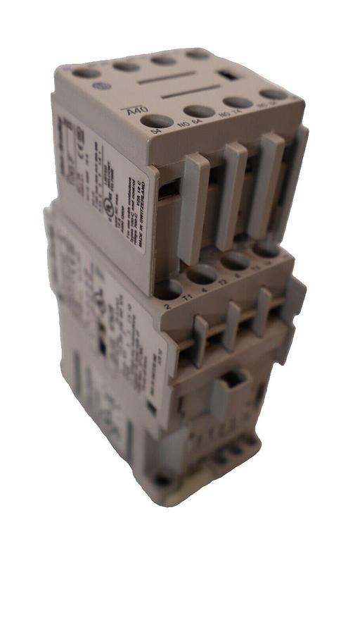 Used ALLEN BRADLEY 100-C12*10 Series A Conactor 110/120V Coil W/ 100-F Contact Block