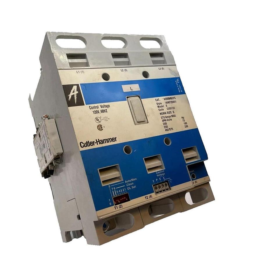Cutler-Hammer Westinghouse W200M5CFC Size Sz 5 Motor Starter 1A96725E01 *REFURB*