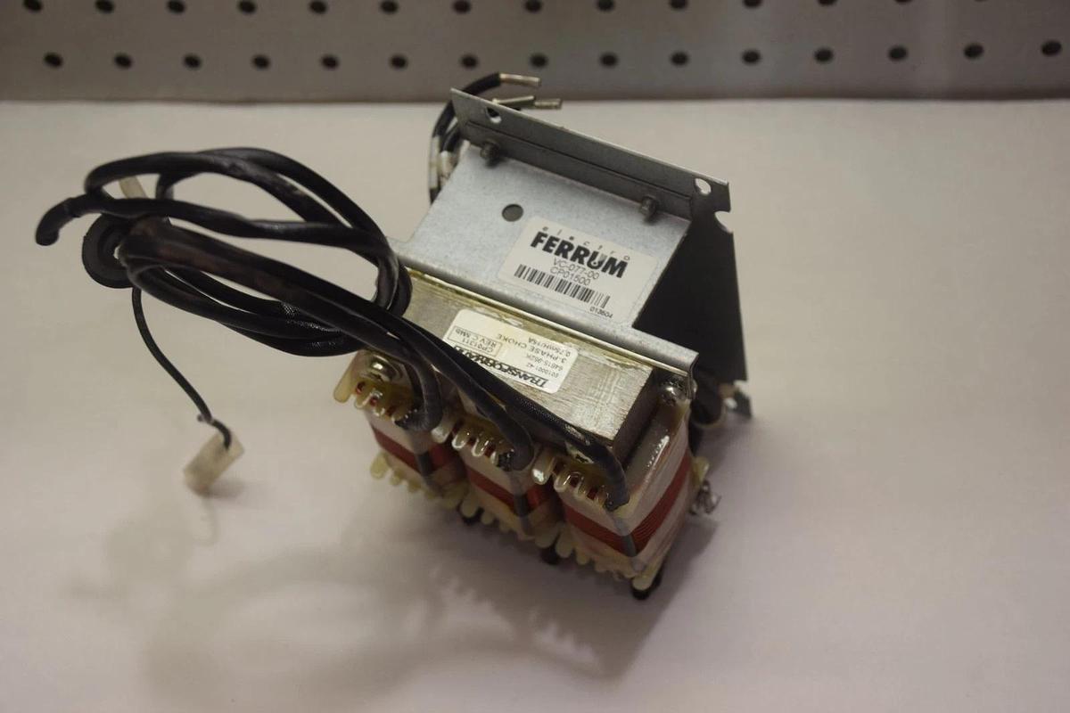 Used TRANSFORMATIK 3-PHASE CHOKE CP01311 Rev C M4b 0,75mH 15A E010001-42 64615-952K