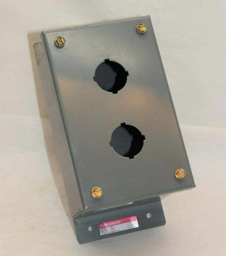 (NEW) WESTINGHOUSE PB1ES2 Type 13 2-Unit Pushbutton Station Enclosure