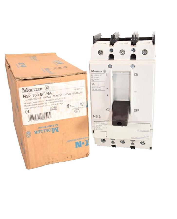 (NEW) MOELLER Eaton NS2-160-BT-NA , NS216BTNA Disconnect Switch Circuit Breaker