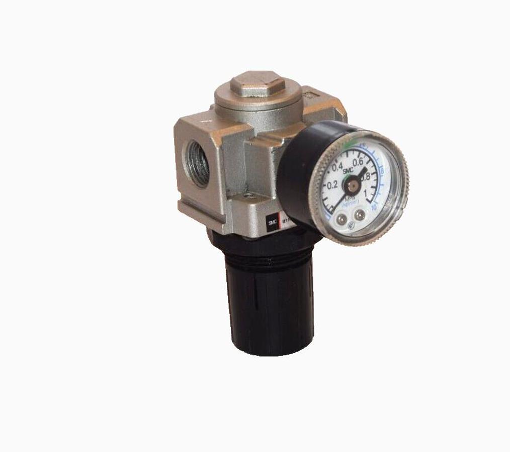 Used SMC AR2500-03 0.05-0.85MPa Regulator With Gauge 0-1MPa