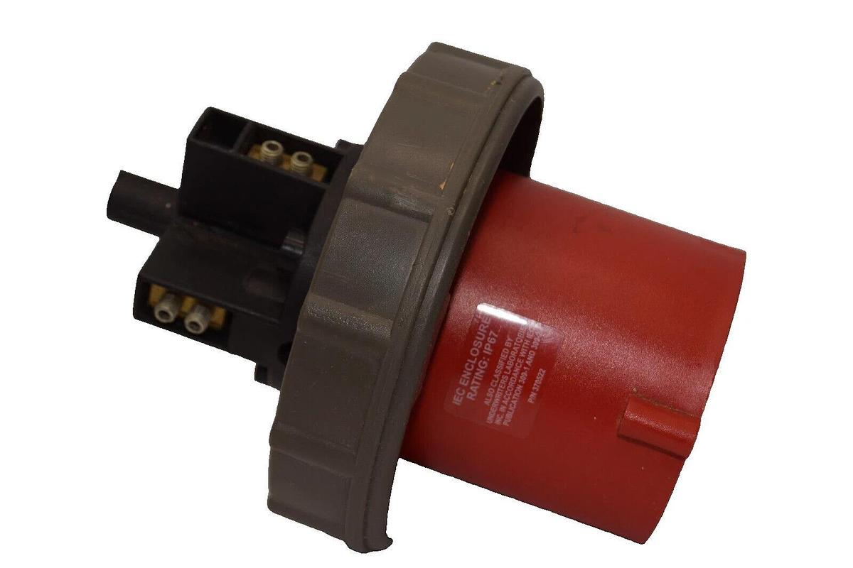 Used PASS & SEYMOUR PS460P7-W , 3P4W 60A 3Ph 480Vac Watertight Plug