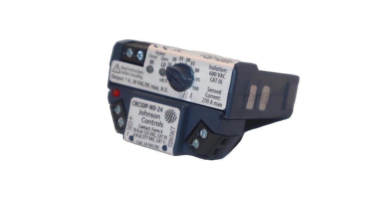 Used JOHNSON CONTROLS CRCSDP-N0-24 , CRCSDPN024 24V Coil 200A Current Relay Switch