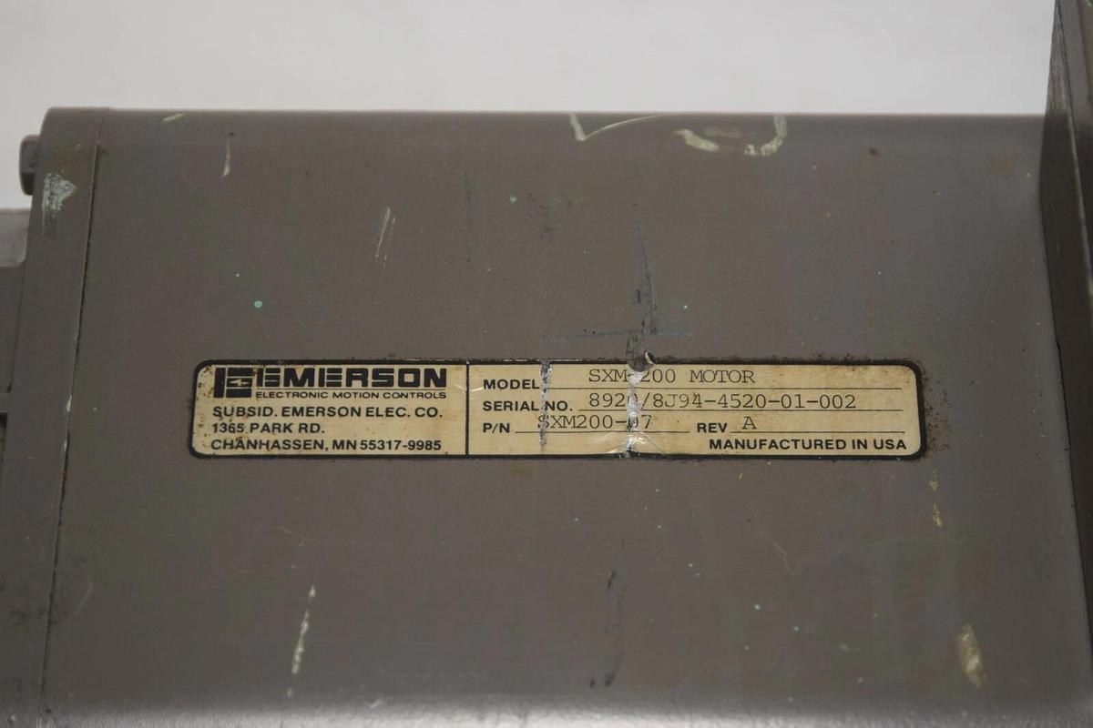 Used Siemens EMERSON Permanent Magnet Motor 1FT5076-0AF01-0-Z  SXM-200 SXM200-07