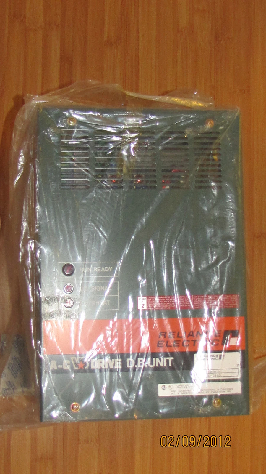 RELIANCE AC VS DRIVE DYNAMIC BRAKING BRAKE D.B UNIT 2DB5010 D2-3180 NEW