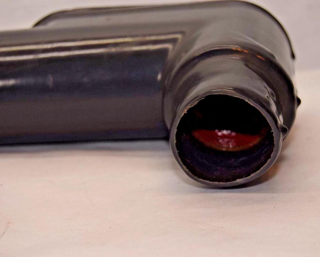 PLASTI-BOND Robroy 1-1/4" PVC Coated 90 degree Conduit Body 40AM Fitting NEW