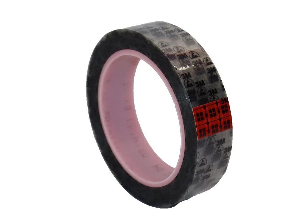 3M 40PR 1" x 72 yd Anti-Static Polyester Film Printed Tape (NEW)