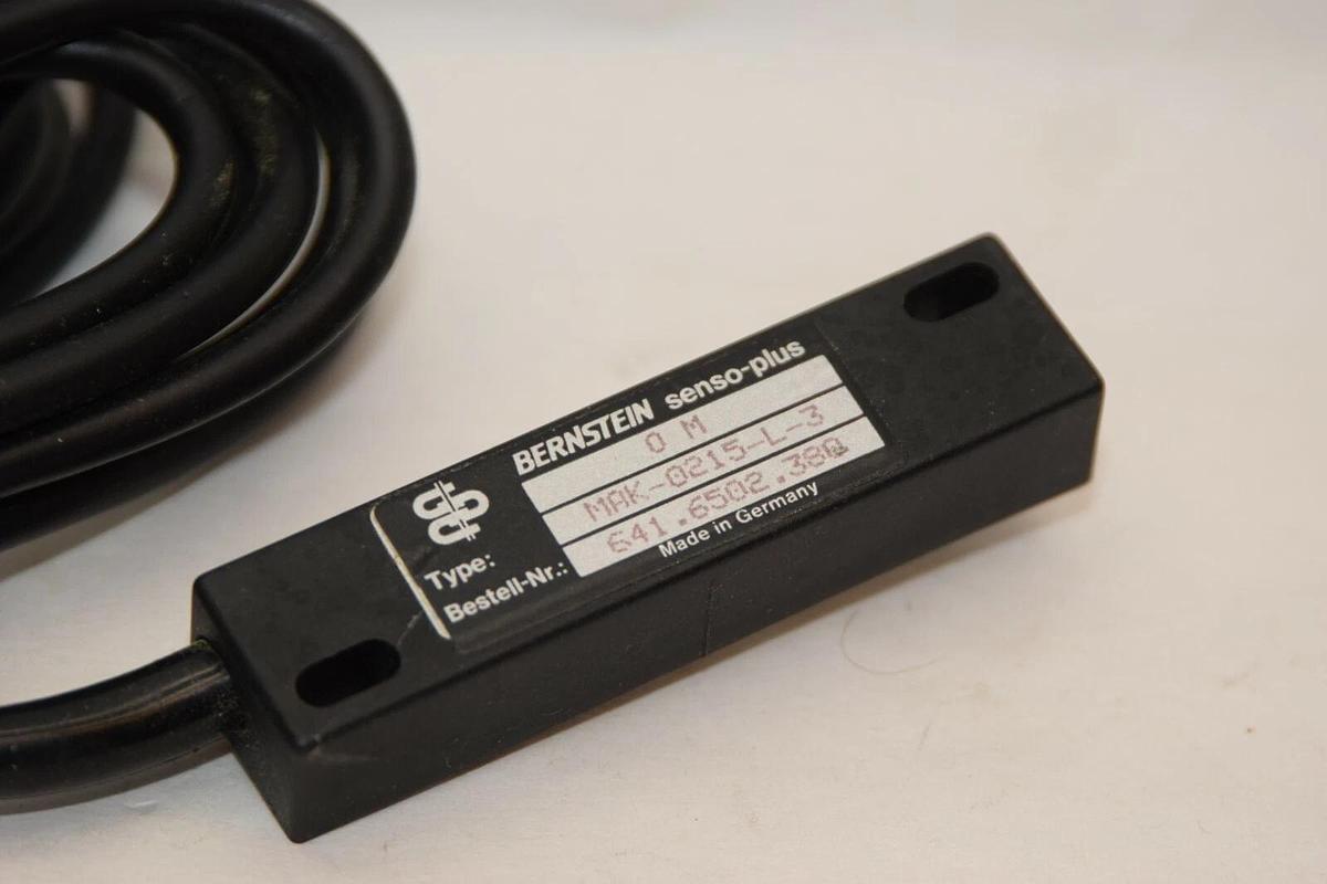(NEW) BERNSTEIN MAK-0215-L-3 Senso-Plus Safety Magnetic Controller