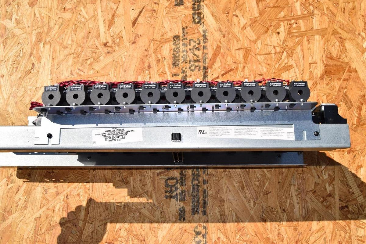 Used Square D 42 pole 225A Max NQM Panelboard Interior NQM442L2CGSNL 240v 225 Amp 3ph