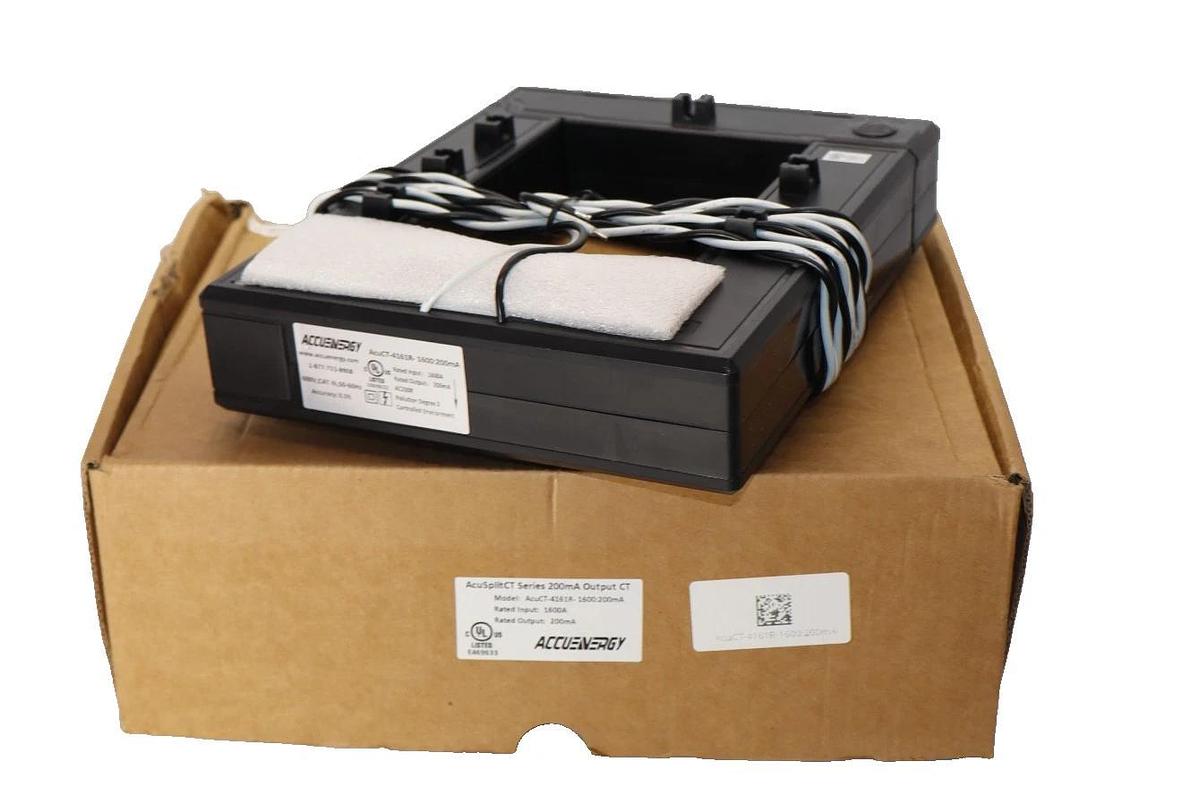 AccuEnergy AcuSplit CT Split Core Current Transformer AcuCT-4161R-1600:200mA NEW