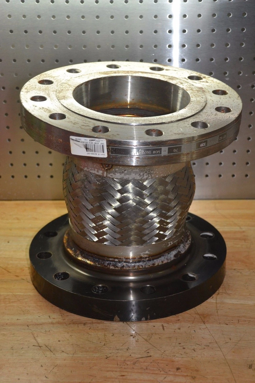 Senior Flexonics 6"x12" Expansion Joint Stainless Steel Flex 6" Flow 12" flange