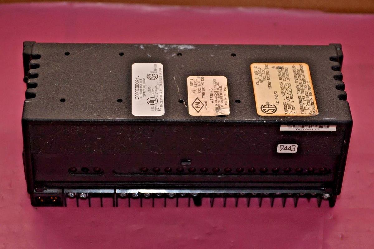 Used General Electric GE Fanuc Electric Module 24/48v 16PT IC660EBD021L IC660TBD023K