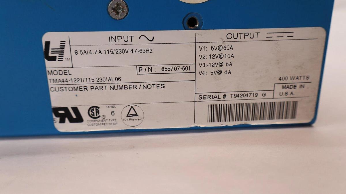 Used LH RESEARCH TMA44-1221/115-230/AL06 PN: 855707-501 Tiny-MITE Power Supply