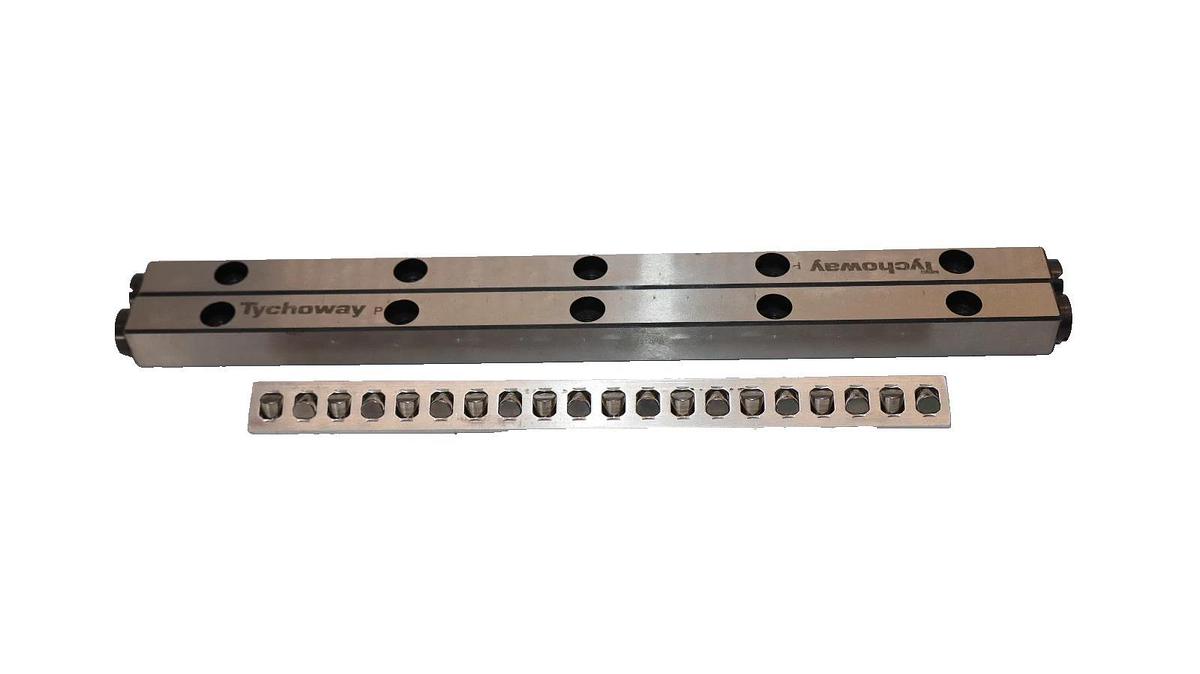 Tychoway 10" Linear Guide 6250 6-250 ES06 Cross Roller Guideway (New - Lot of 2)