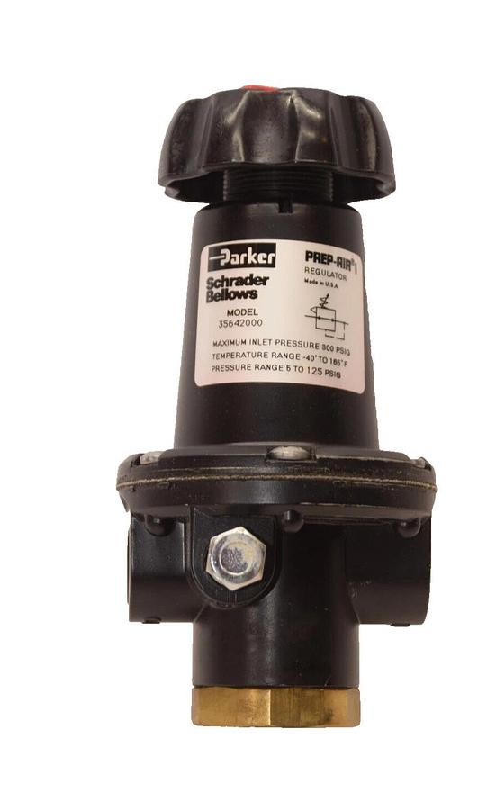 (NEW) PARKER 35642000 5-125psig Prep-Air Regulator USA