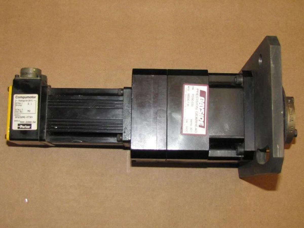 Used Bayside gearhead PG90-030 Parker compumotor SM23AE-NTQN