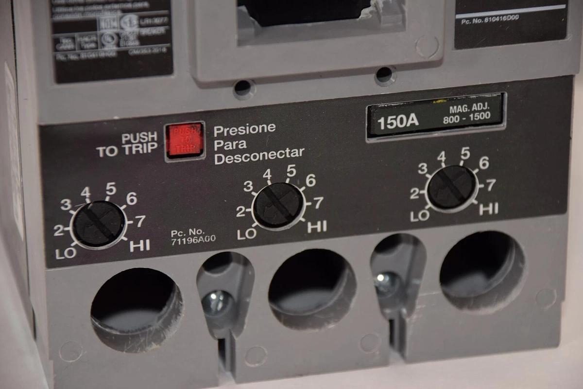 Used SIEMENS / SENTRON HHFXD63B150 150A Amp Series A 600V 3Pole Circuit Breaker