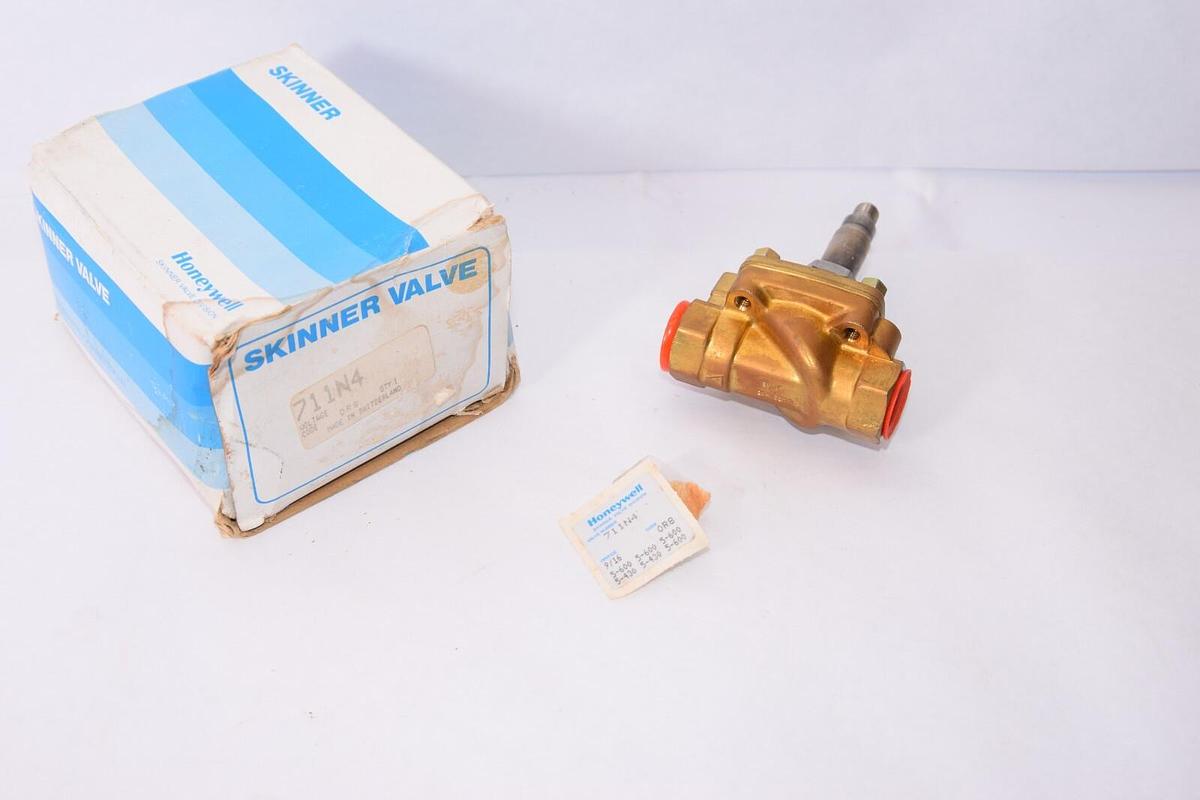 (NEW) HONEYWELL / SKINNER 711N4 9/16 Orifice Valve