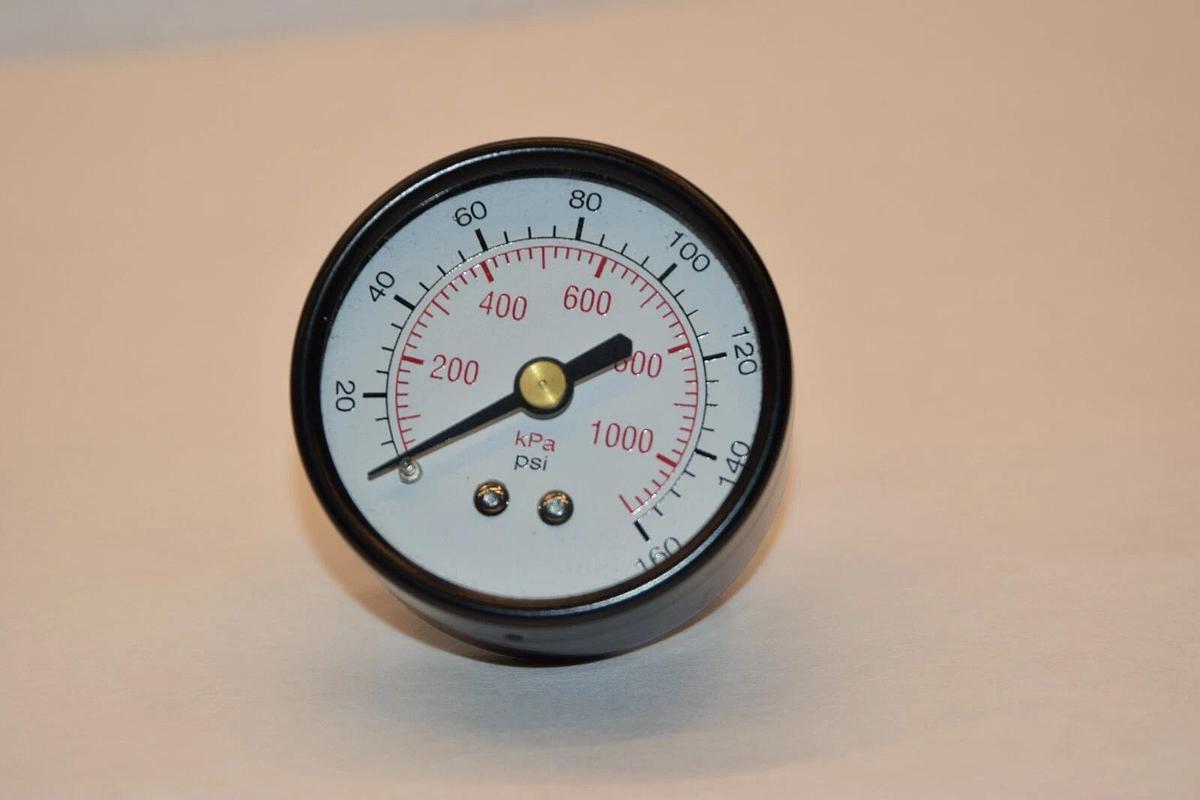 NEW GRANGER C-PT 5WZ41 0-160psi 2" FACE 1/4" NPT PRESSURE GAUGE