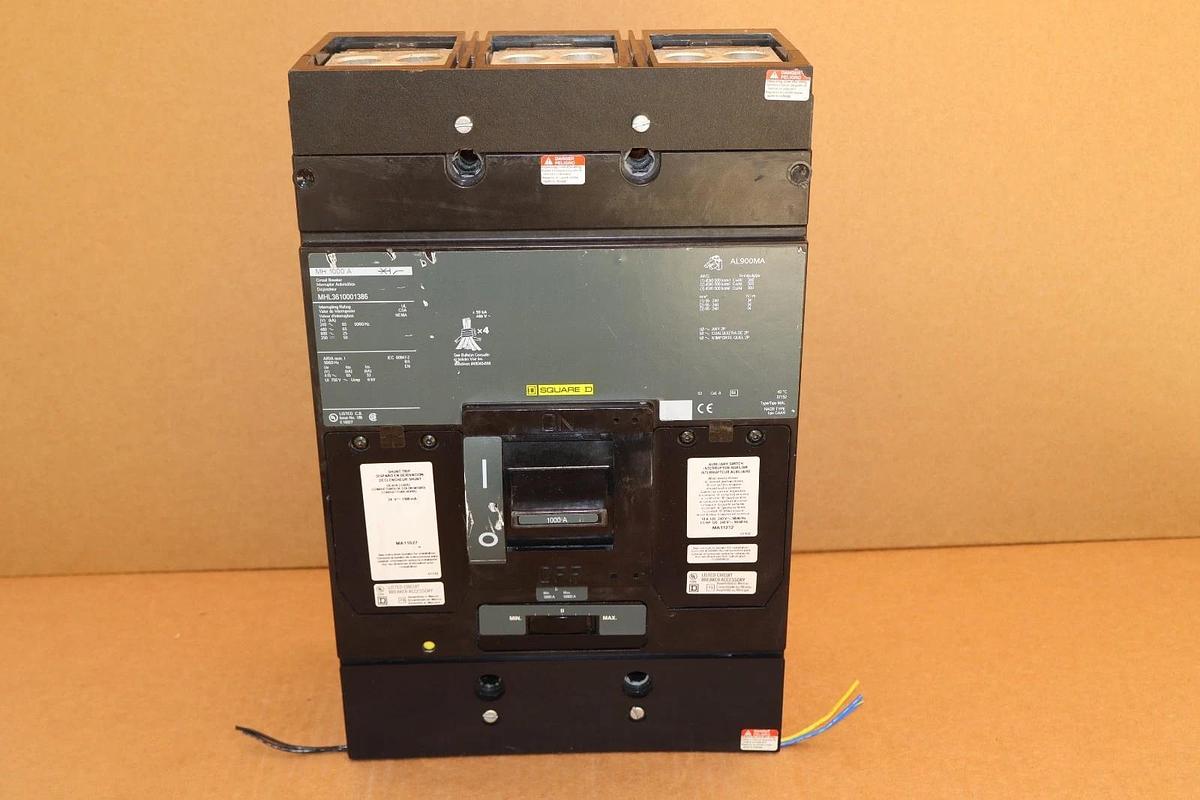 Square D Ciruit Breaker 1000A MHL3610001386 1000 Amp MH 1000 A 3p REFURB