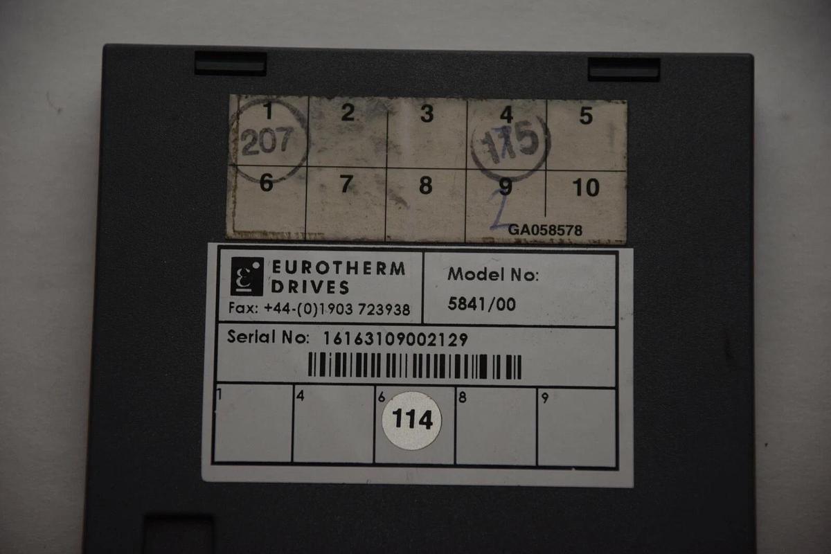 Used Eurotherm Drives Drive Display Key Pad Keypad 5841/00 5841